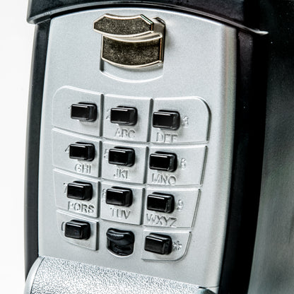 Car Window Mount Push Button Lock Box with Protective Cover